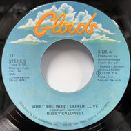 BOBBY CALDWELL / What You Won't Do For Love 