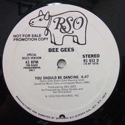 BEE GEES / YOU SHOULD BE DANCING