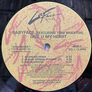 BABYFACE / GIVE U MY HEART (REISSUE)