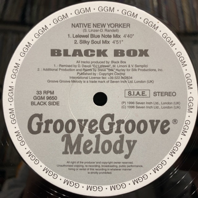 BLACK BOX / Fall Into My Love / Native New Yorker (reissue