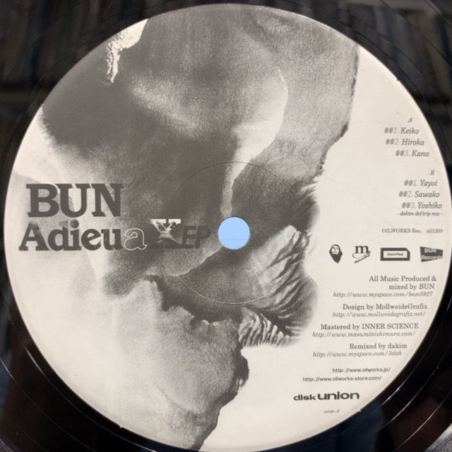 BUN / Adieu a X EP – TICRO MARKET