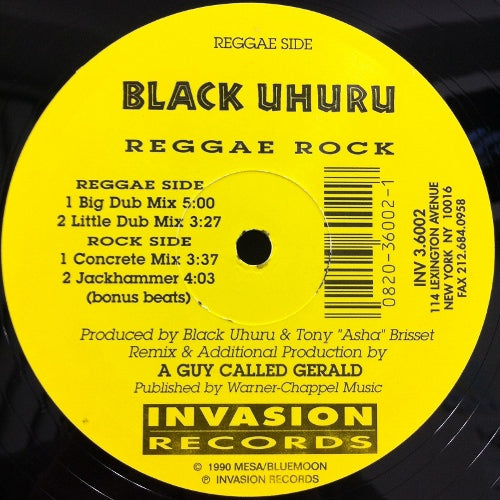 BLACK UHURU / REGGAE ROCK