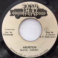 BLACK UHURU / ABORTION
