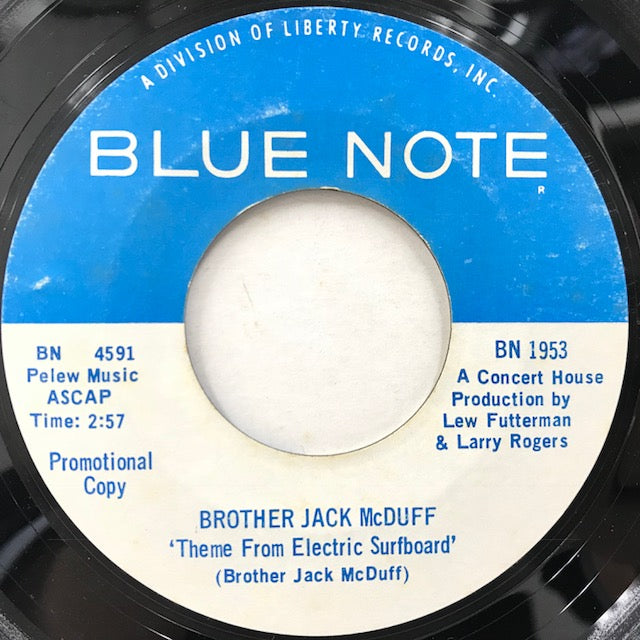 BROTHER JACK McDUFF / THEME  FROM ELECTRIC SURFBOARD