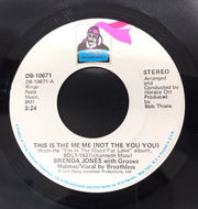 BRENDA JONES with GROOVE HOLMES / This Is The Me Me (Not The You You)
