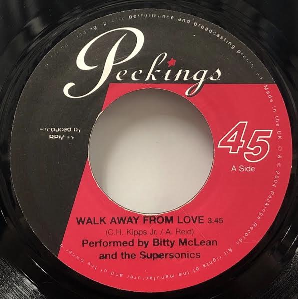 【レア】Bitty Mclean - Walk Away From Love BITTY McLEAN / Walk Away From Love – TICRO MARKET