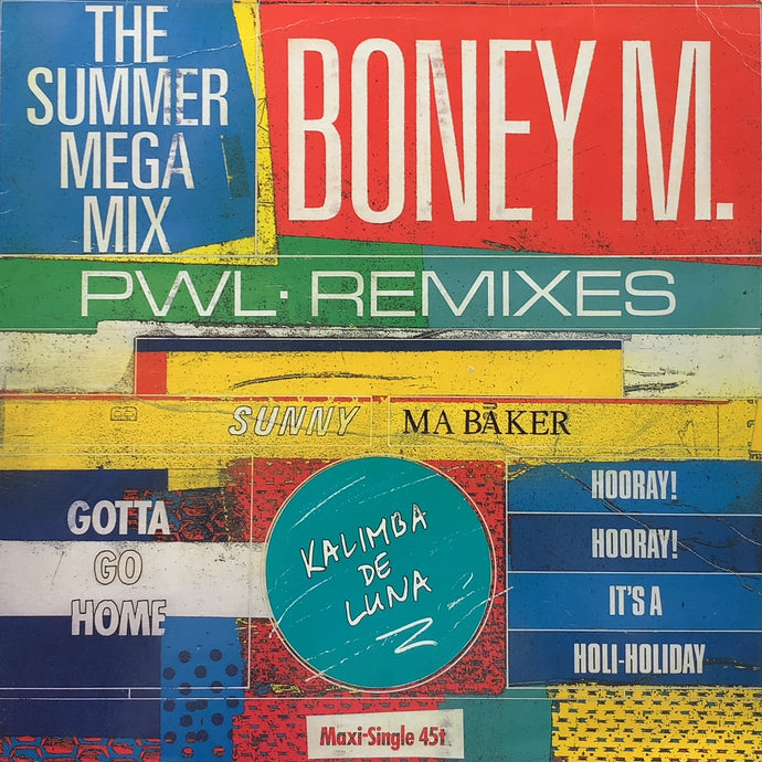 BONEY M. / The Summer Mega Mix (PWL Remixes)