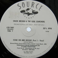 CHUCK BROWN / COME ON AND BOOGIE