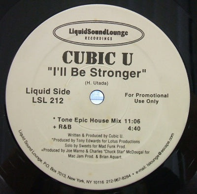 CUBIC U / I'LL BE STRONGER – TICRO MARKET
