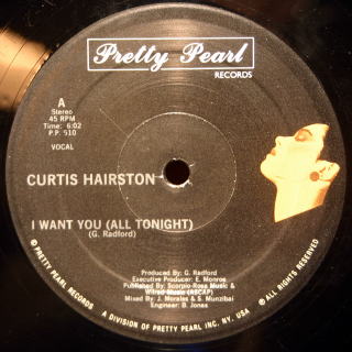 CURTIS HAIRSTON / I WANT YOU (ALL TONIGHT)