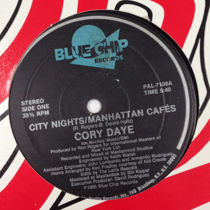 CORY DAYE / CITY NIGHTS / MANHATTAN CAFES