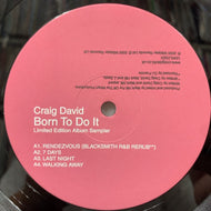 CRAIG DAVID / BORN TO DO IT (LIMITED EDITION ALBUM SAMPLER)