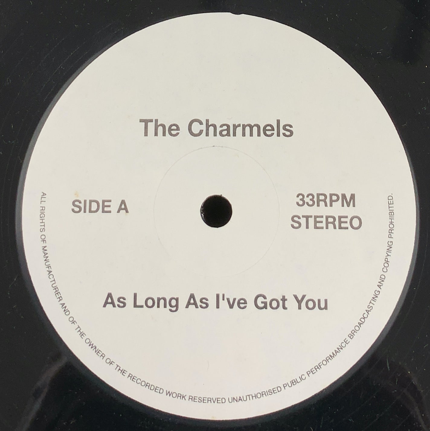 CHARMELS / AS LONG AS I'VE GOT YOU – TICRO MARKET