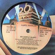 CAROL DOUGLAS / MY SIMPLE HEART (Promo)