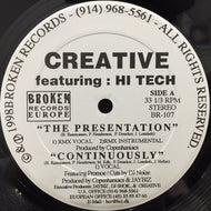 CREATIVE / THE PRESENTATION / CONTINOUSLY
