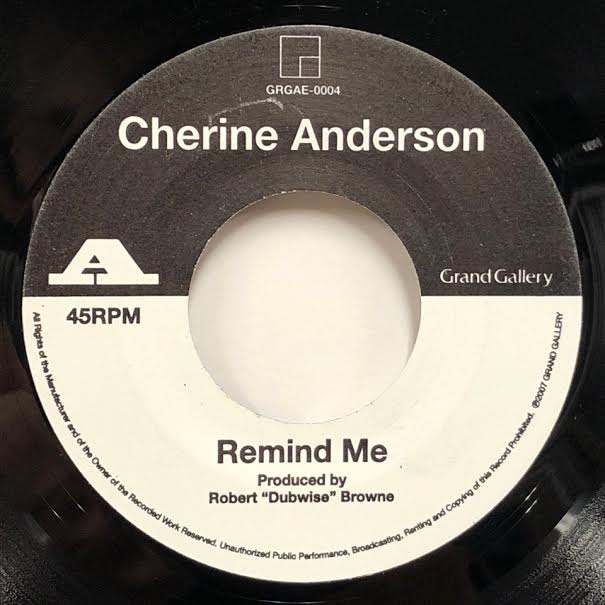 CHERINE ANDERSON / Remind Me – TICRO MARKET