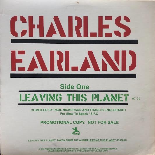 CHARLES EARLAND / Leaving This Planet