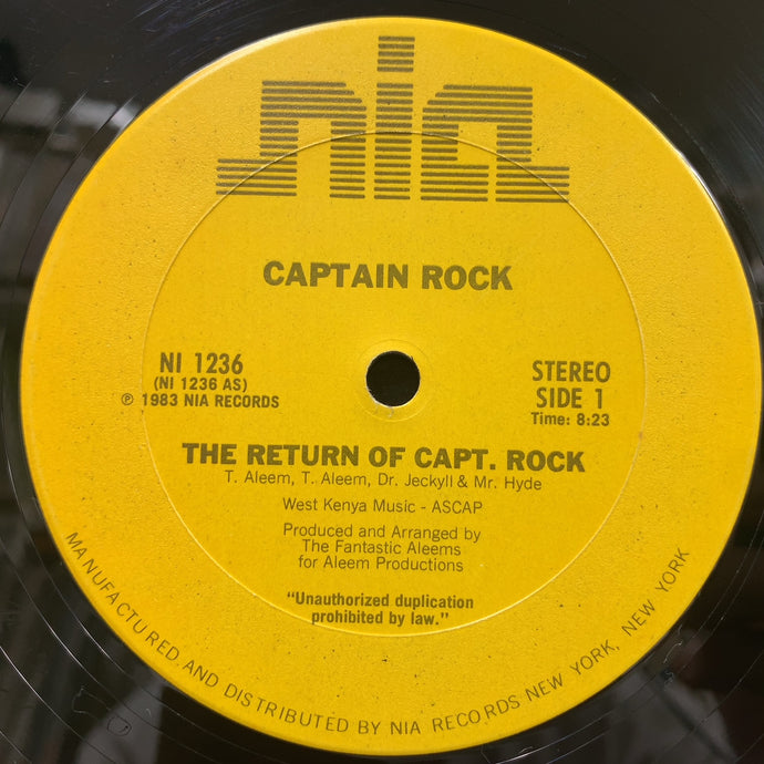 Capt Rocks CAPTAIN ROCK / The Return Of Capt. Rock – TICRO MARKET