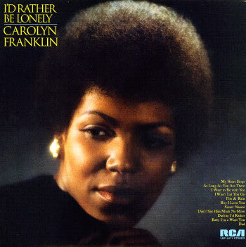 US盤LP Carolyn Franklin / If You Want Me US盤LP Carolyn Franklin / If You Want Me