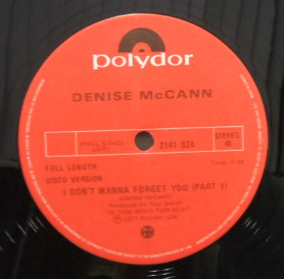 dennis mccann i wanna レコード