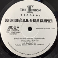 DO OR DIE / D.O.D. ALBUM SAMPLER