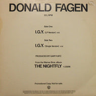 DONALD FAGEN / I.G.Y.