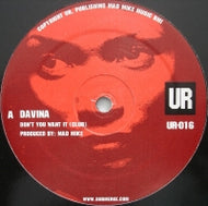 DAVINA / DON'T YOU WANT IT