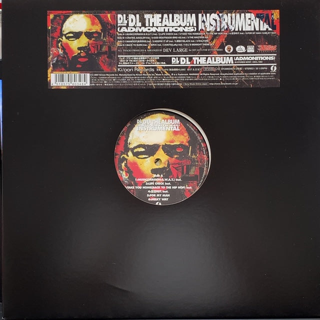 D.L Devlarge プロモ the album inst 12inch DEV LARGE (D.L) / The Album (Admonitions) Instrumental – TICRO MARKET