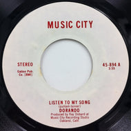 DORANDO / LISTEN TO MY SONG / DIDN'T I