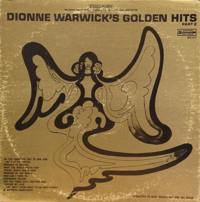DIONNE WARWICK / GOLDEN HITS PART 2