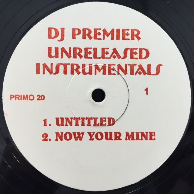 DJ PREMIER / UNRELEASED INSTRUMENTALS