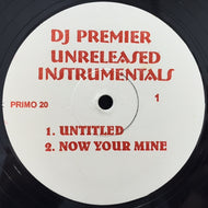 DJ PREMIER / UNRELEASED INSTRUMENTALS