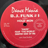 D.J. FUNK #1 PRESENTS HOUZ' MON / TRAX FROM THE DARK SIDE