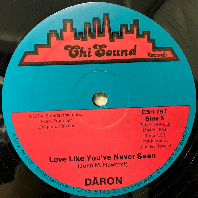 DARON / LOVE LIKE YOU'VE NEVER SEEN / GOOD 4 ME(12inch )