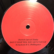 DERRICK LARO & TRINITY / DON'T STOP TILL YOU GET ENOUGH
