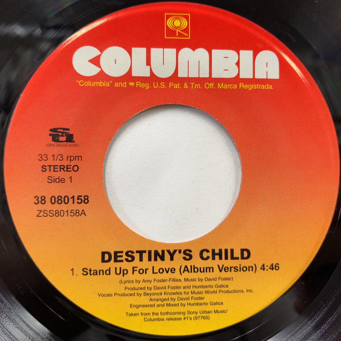 DESTINY'S CHILD / Stand Up For Love ( Columbia – 38 080158, 7inch