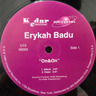 ERYKAH BADU / ON & ON