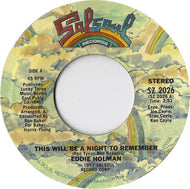 EDDIE HOLMAN / THIS WILL BE A NIGHT TO REMENBER