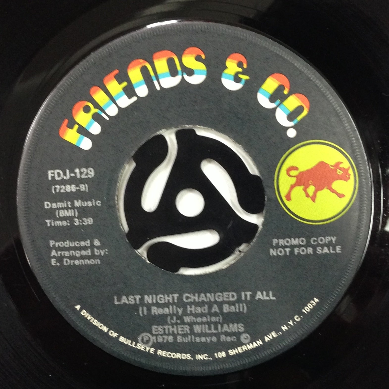 ESTHER WILLIAMS / LAST NIGHT CHANGED IT ALL – TICRO MARKET