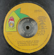 EVERTON BLENDER / GHETTO PEOPLE SONG