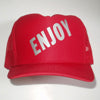 ENJOY / MESH CAP RED × SILVER