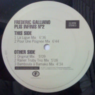 FREDELIC GALLIANO / PLIS INFINIS No2