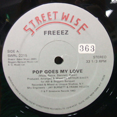 FREEEZ / POP GOES MY LOVE