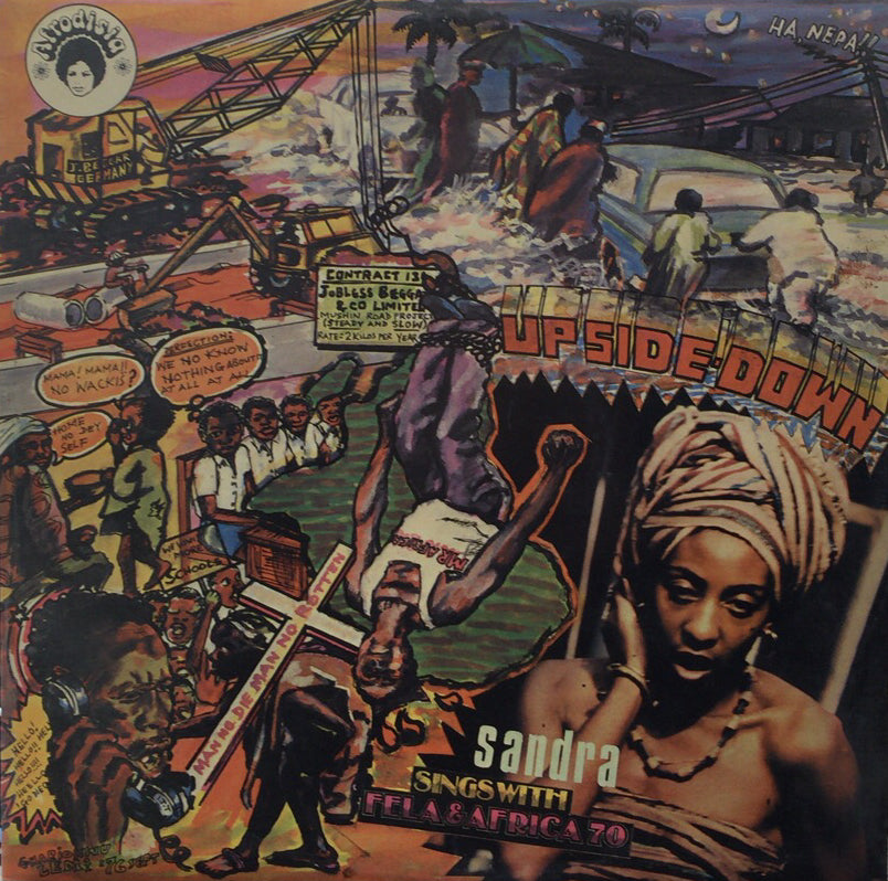 Fela Kuti Up Side Down レコード LP フェラ・クティ - 洋楽