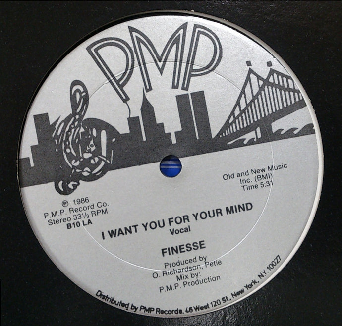 FINESSE / I WANT YOU FOR YOUR MIND