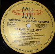 FUNKTION / AS QUIET AS IT'S KEPT