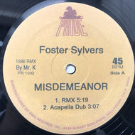 FOSTER SYLVERS / MISSDEMEANOR