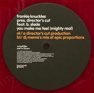 FRANKIE KNUCKLES / You Make Me Feel (Mighty Real)