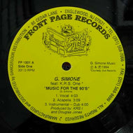 G.SIMONE featuring KRS-ONE / MUSIC FOR THE 90'S