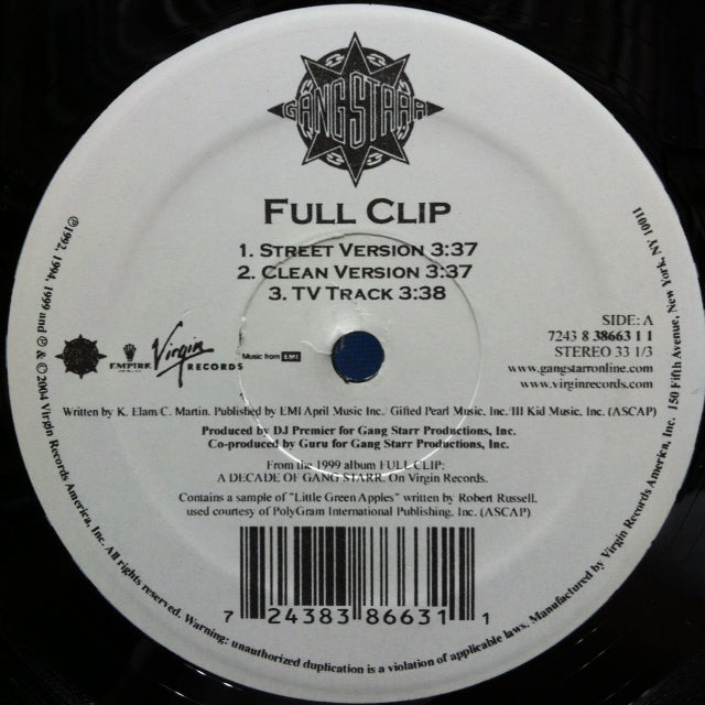 GANG STARR / FULL CLIP – TICRO MARKET